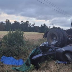 6 personas fallecidas deja colisión en ruta entre Valdivia y San José de la Mariquina