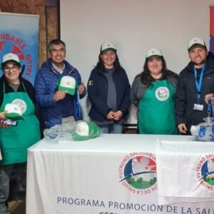 Programa de Promocion de Salud y el Programa de Desarrollo Local (Prodesal) entregan apoyos a Feria de Hueinahue y productoras locales.