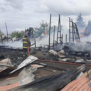 Incendio consumió una escuela en sector Las Quemas de Futrono