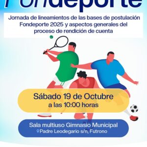 Se invita a las agrupaciones deportivas y comunidad a una jornada de lineamientos Fondeporte 2025